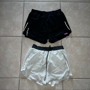 2 Pairs of Nike running shorts Small/Medium